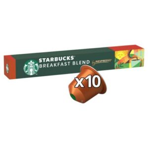 Starbucks Breakfast Blend Medium Coffee Pods 10's 56g