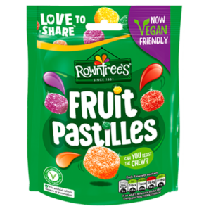 Rowntrees Fruit Pastilles Vegan Pouch 143g