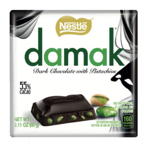 Nestle Damak Dark Chocolate with Pistacio 60g