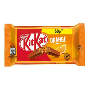 NEW Nestle Kit Kat 4Finger Orange 41.5g PMP 60p