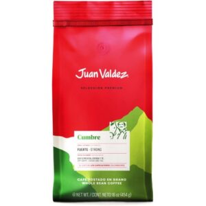 Juan Valdez Premium Whole Bean Coffee Cumbre Strong 454g