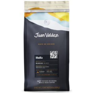 Juan Valdez Premium Origin Whole Bean Coffee Huila Balanced 454g