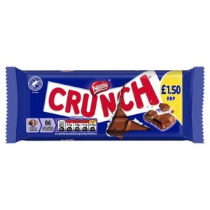 Nestle Crunch Bar Milk Choc Pm £1.50 100g