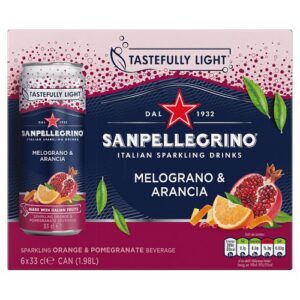 San Pellegrino Orange & Pomegranate 6 Pack 330ml
