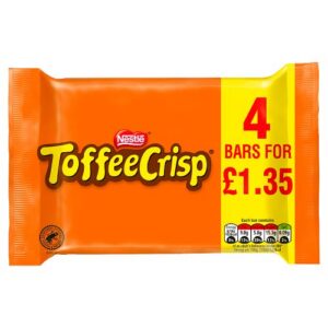 Toffee Crisp 4pk Pm £1.35 124g