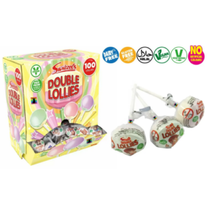 Swizzels Double Lollies Dispenser Box 100pcs