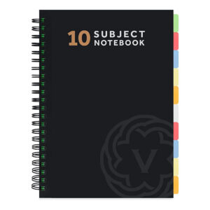 A4 Subject Notebook with 10 Dividers - 300 Pages