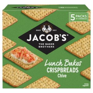 Jacobs Lunch Bakes Chive Crispbreads 190g