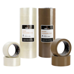 Vabe UK General Purpose Robust Packing Tape - Sticky Parcel Tape 48mm x 66m