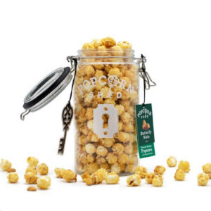 Popcorn Shed Peanut Butter Caramel Popcorn Gift Jar 225g