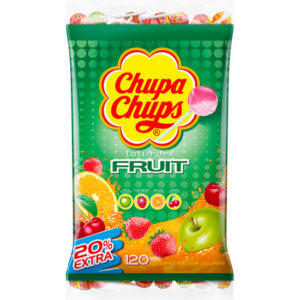 Chupa Chups Fruit Lollipops Bag 120pc