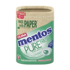 Mentos Pure Fresh Gum Spearmint (Michelin) Bottle 50 pcs
