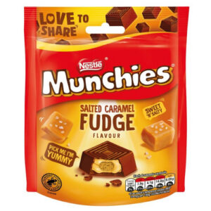 NEW MUNCHIES Salted Caramel Fudge Pouch