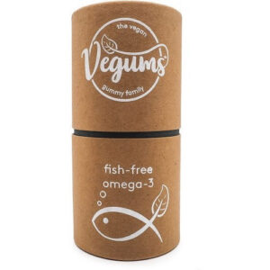 Vegums Orange Omega-3 120 Gummies Refill Pack Tube