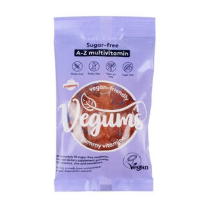 Vegums Vegums Raspberry Sugar Free A-Z Multivitamins 30 Gummies Pouch