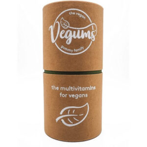 Vegums Strawberry Multivitamin 120 Gummies Refill Pack Tube